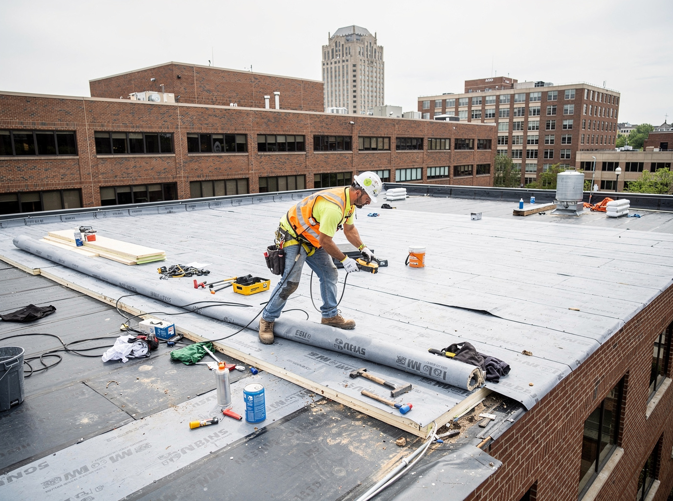 Commercial Roof Replacement in Towson, MD